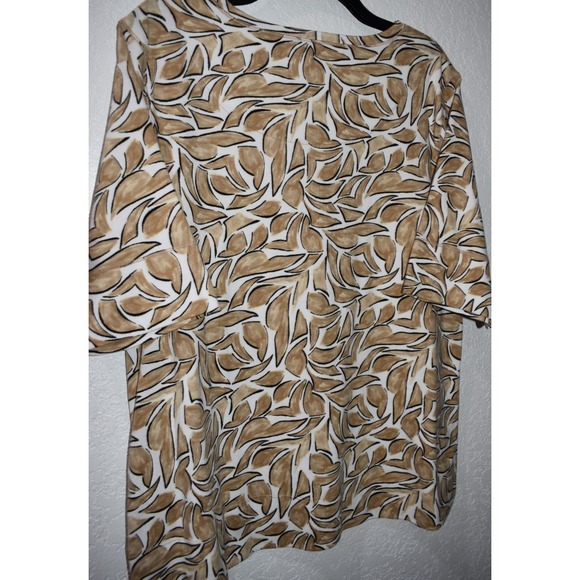 Chicos 3/XL Tee 100% Pima Cotton Short Sleeve Top Soft Comfortable Career Casual - Picture 7 of 16